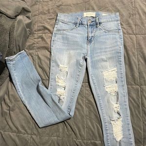 PacSun light wash jeggings